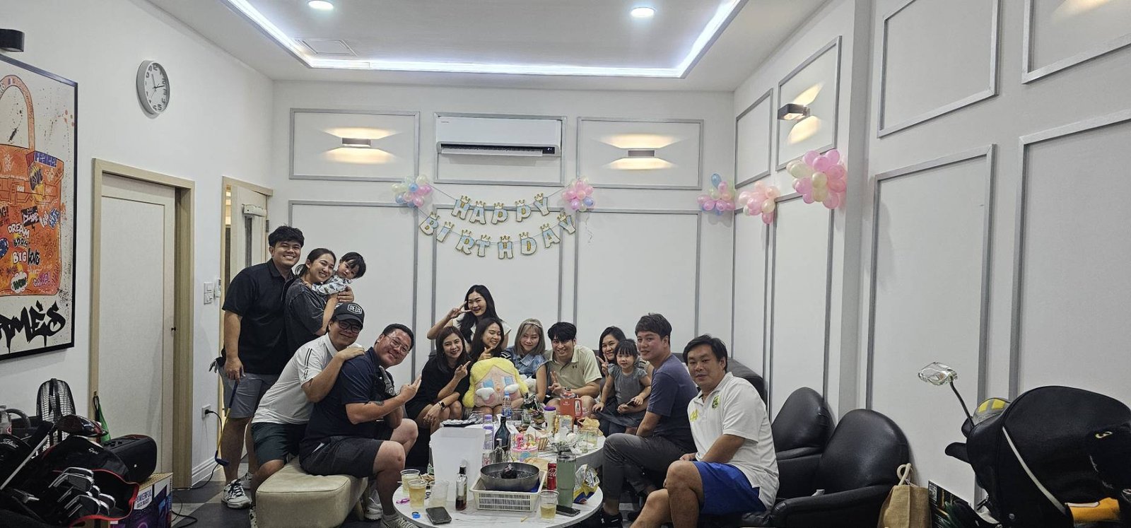 Lounge celebration